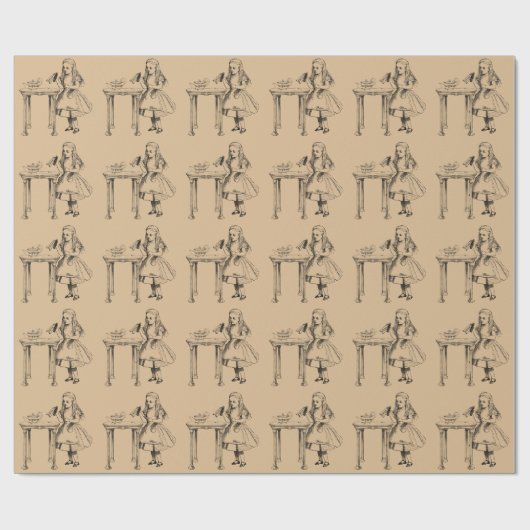 Drink me Alice in Wonderland Cadeaupapier (Vlak)