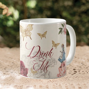 Drink me Alice in Wonderland Collage Koffiemok