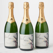 Drink me Alice in Wonderland Wedding Champ Sparkling Wijnetiket (Flessen)