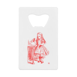 Drink me (Alice) Kredietkaart Flessenopener