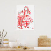 Drink me (Alice) Poster (Keuken)