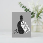 Drink me fles briefkaart (Staand voorkant)