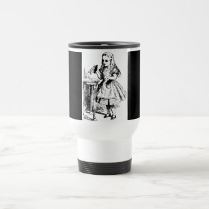 Drink me Gevoelige Alice in Wonderland Travel Mug Reisbeker