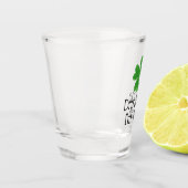 Drink me Ik ben Irish Clover St. Patrick's Day Shot Glas (Links)