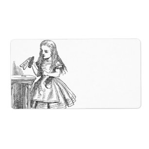 Drink-me-label Etiket