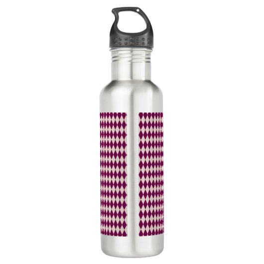 Drink me Mad Hatter Alice in Wonderland Magenta Waterfles (Achterkant)