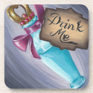 Drink me Onderzetter Alice in Wonderland Onderzett
