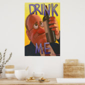 Drink me Poster (Keuken)