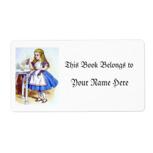 "Drink me" Potie met Alice Etiket
