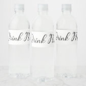Drink Me Water Bottle Label - Alice in Wonderland Waterfles Etiket (Flessen)