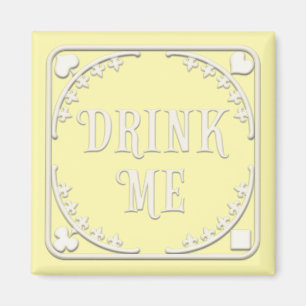 "Drink me" Wonderland Tea Party nodigt Geel uit Magneet