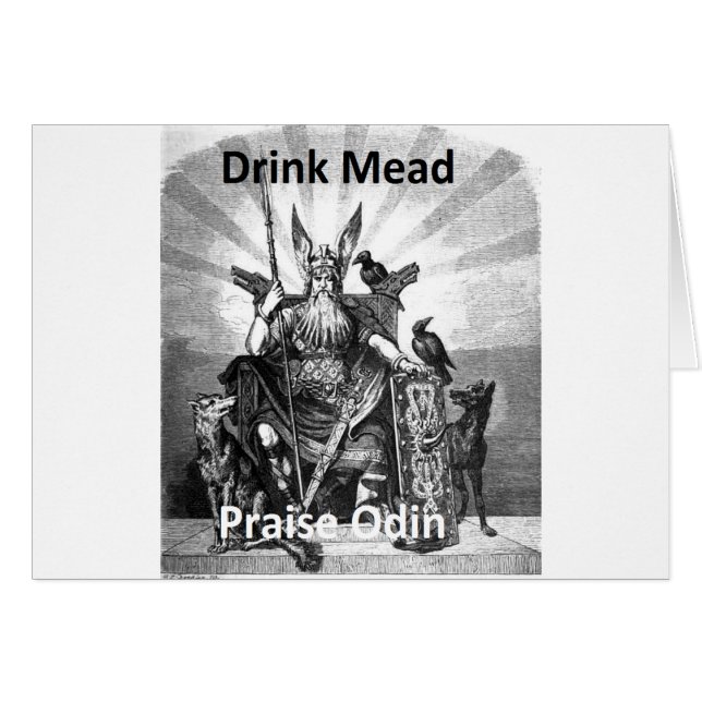 Drink Mead - Popgeheven Odin (Voorkant Horizontaal)