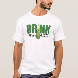 Drink Meer Iers Groen Bier T-shirt