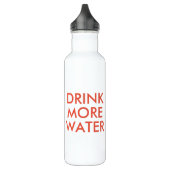 Drink Meer water | Funny Humor Waterfles Waterfles (Links)