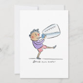 Drink meer water kaart (Voorkant)