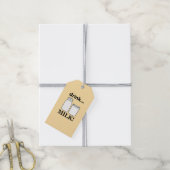 Drink Melk Cadeaulabel (Met Touw)
