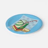 Drink met een Bord van rietpapier (Gekanteld)