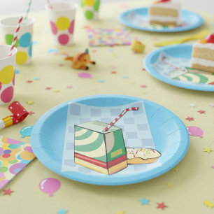 Drink met een Bord van rietpapier