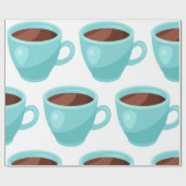 Drink met warme chocolade cadeaupapier (Vlak)