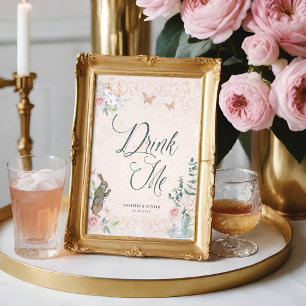 Drink mij Alice in Wonderland ontkoppeling Poster