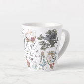 Drink mij |  Alice in Wonderland Tea Party Latte Mok (Rechterhoek)