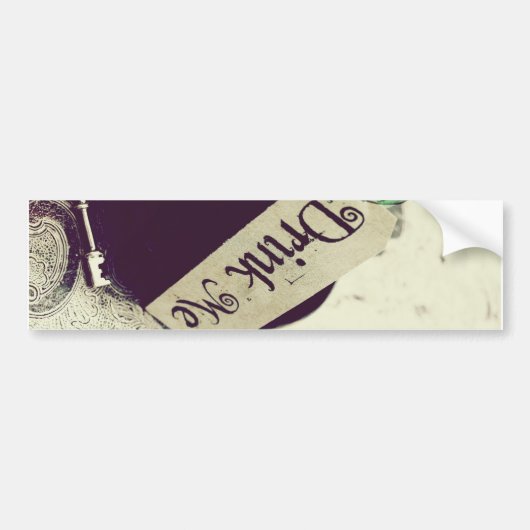 Drink mij bumpersticker (Voorkant)