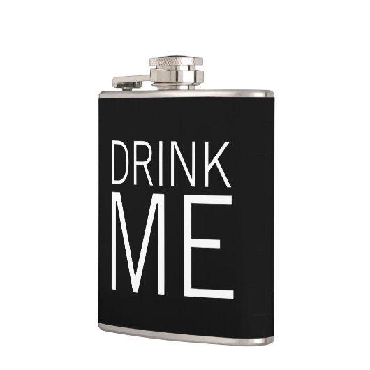 Drink mij | Eenvoudig minimalistisch Heupfles (Links)