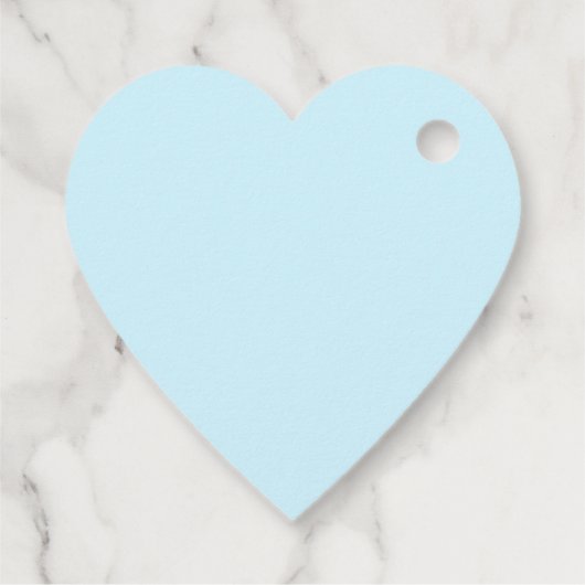 "Drink mij" Tea Party Blue Heart, gepersonaliseerd Bedankjes Labels (Achterkant)