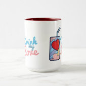  Drink Mijn liefde Mok (Midden)