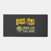 Drink minder, bespaar meer bureaumat (Voorkant)