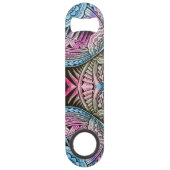 Drink naam van het Beer Bartender Pattern-monogram Speed Flessenopener (Voorkant)