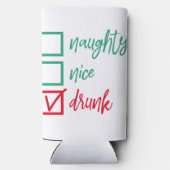 Drink Niet Ondeugend of Nice | Funny Christmas Hum (Achterkant)