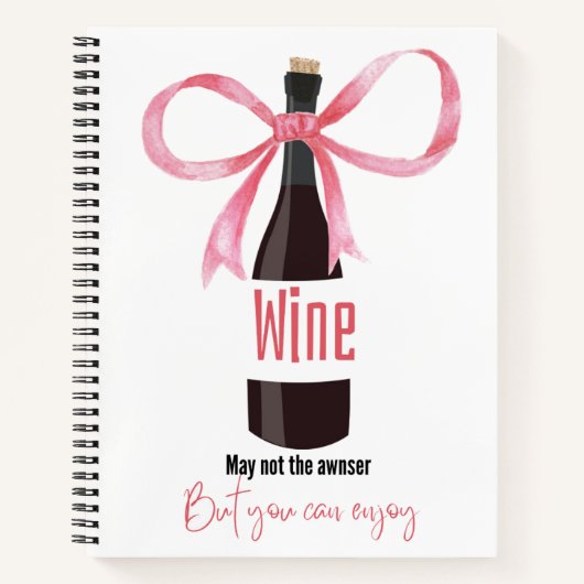 drink notitieboek (Voorkant)