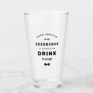 Drink om akkoord te gaan glas