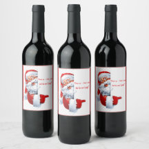 "Drink omhoog, de Kerstman kijkt toe, maar hij zal