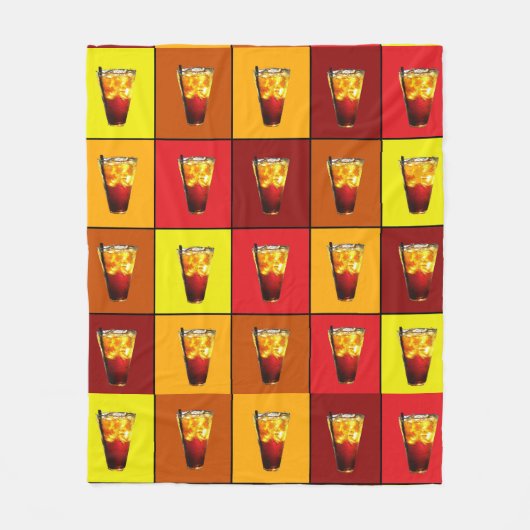 Drink omhoog fleece deken (Voorkant)