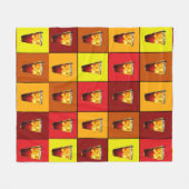 Drink omhoog fleece deken (Voorkant (Horizontaal))