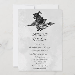 Drink omhoog heksen vrijgezellenfeest kaart