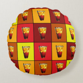 Drink omhoog rond kussen