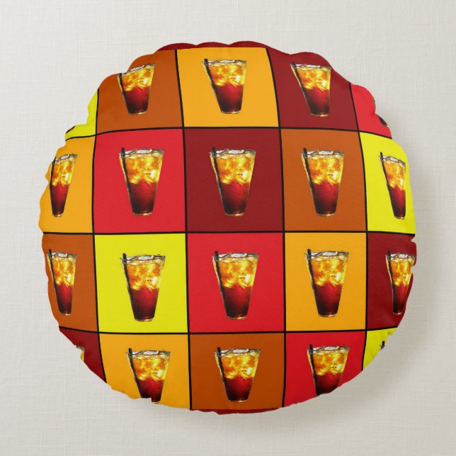 Drink omhoog rond kussen (Voorkant)