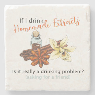Drink onderzetter, homemade extracten grappig onde stenen onderzetter