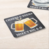 Drink Onderzetter op kaas en bier (Schuin)