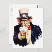 Drink oom Sam Briefkaart (Voorkant / Achterkant)