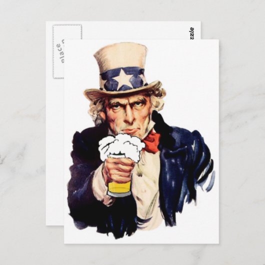 Drink oom Sam Briefkaart (Voorkant / Achterkant)