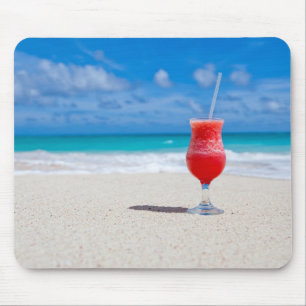Drink op Beach mousepad Muismat