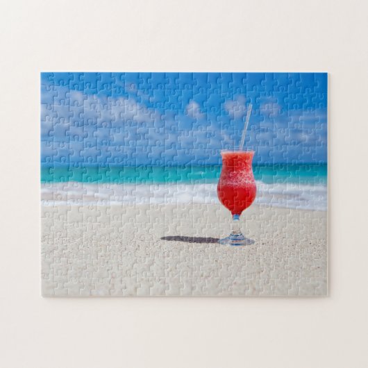 Drink op de foto-puzzel van Beach Legpuzzel (Horizontaal)