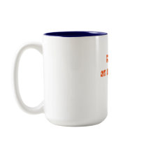 Drink Op Eigen Risico Grappige Retro Koffiemok