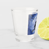 Drink op heksen Blue Cat Spooky Shot Glas (Links)
