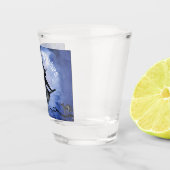 Drink op heksen Blue Cat Spooky Shot Glas (Rechts)
