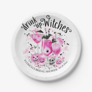 Drink op Heksen Halloween Bruidsdiner Papieren Bordje